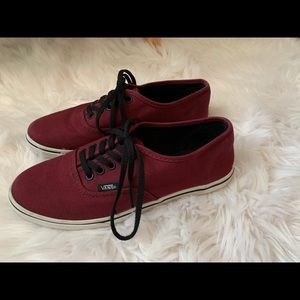 Maroon Vans
